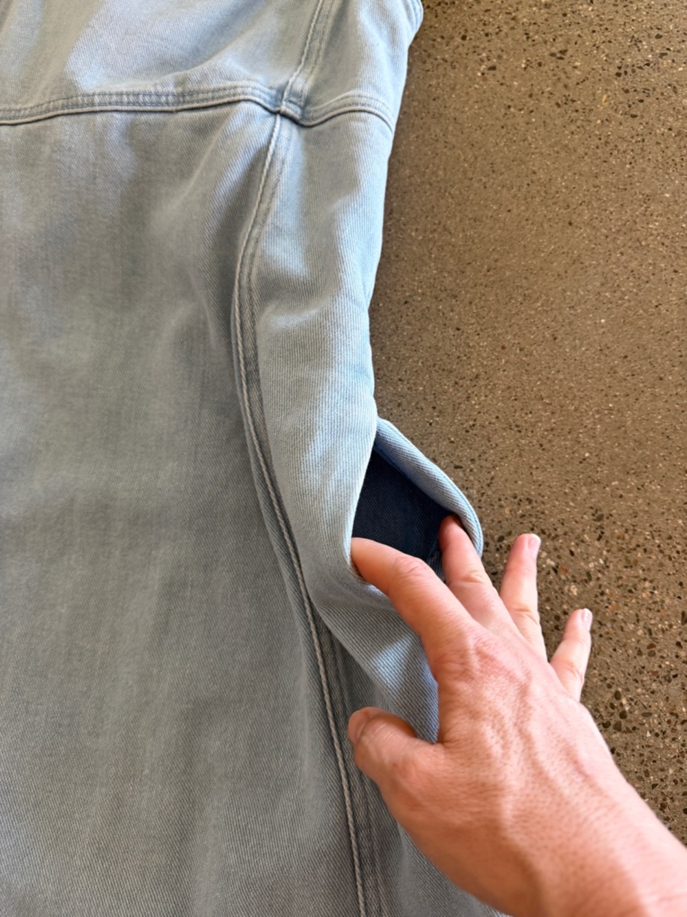 Treasure & Bond Blue Denim Midi Sundress - Picture 4 of 9